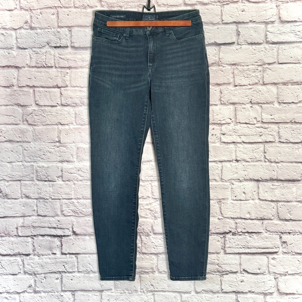 Lucky Brand Dark Gray Sasha Super Skinny Jeans 10 / 30